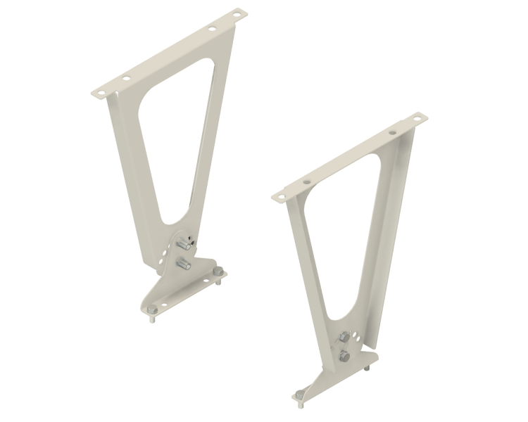 AlkElec wand/plafond montage set wit