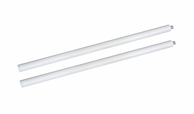 Extension Pole 600mm White 2pack